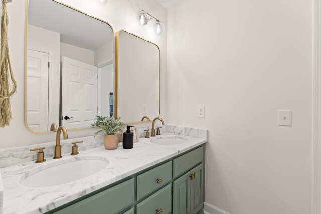5950 Kelseys Mill Rd, Ravenel, SC 29470 - bathroom featuring double vanity and a sink