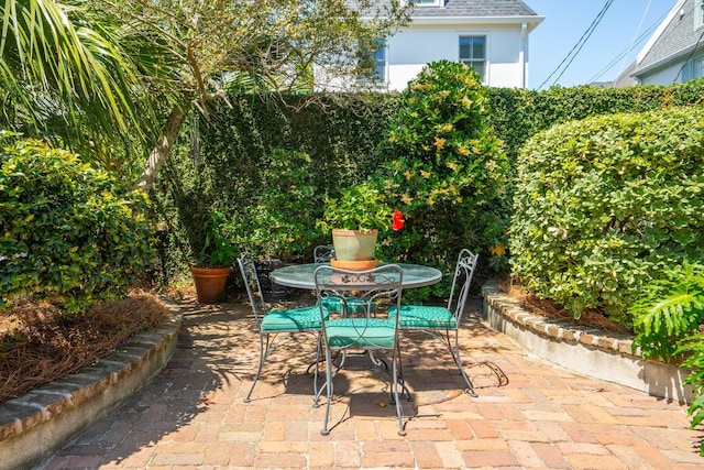 view of patio / terrace with outdoor dining area