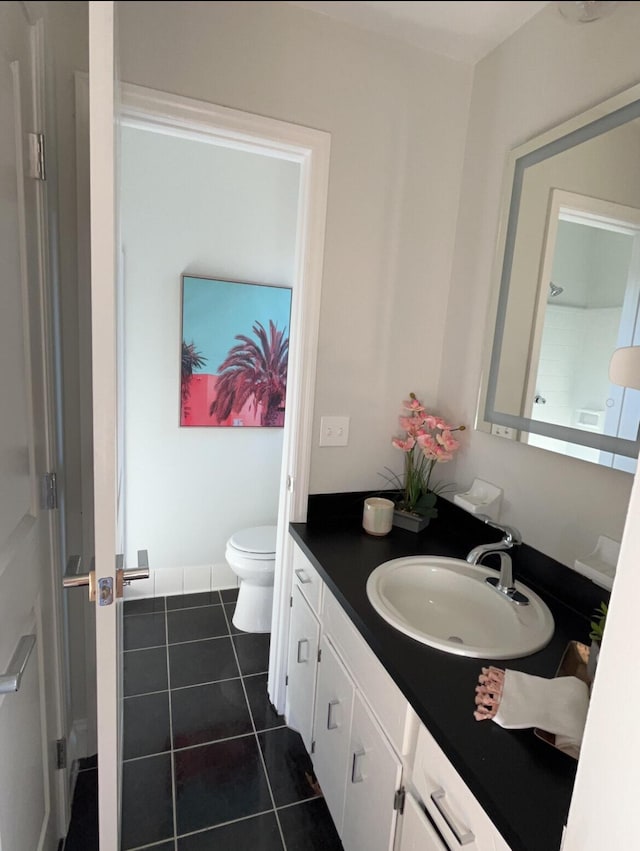 222 Braly Dr, Summerville, SC 29485 - bathroom featuring tile patterned flooring, vanity, and toilet