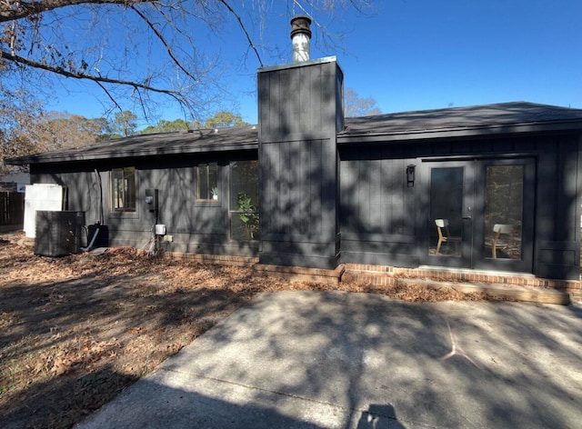 222 Braly Dr, Summerville, SC 29485 - view of side of property with central AC and a patio area