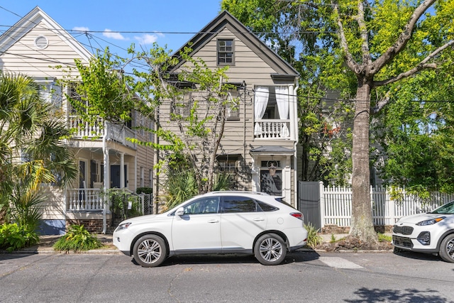 176 Smith St, Charleston, SC 29403 - view of front of property with a balcony