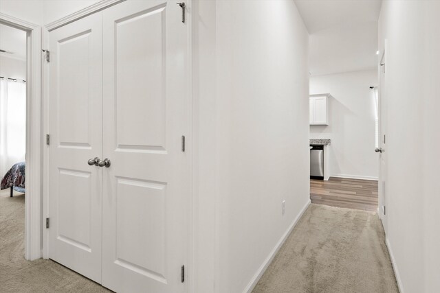 309 Sedona Dr, Summerville, SC 29486 - hall with light carpet and baseboards