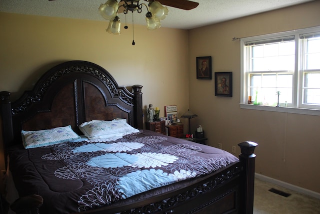 interior details featuring ceiling fan