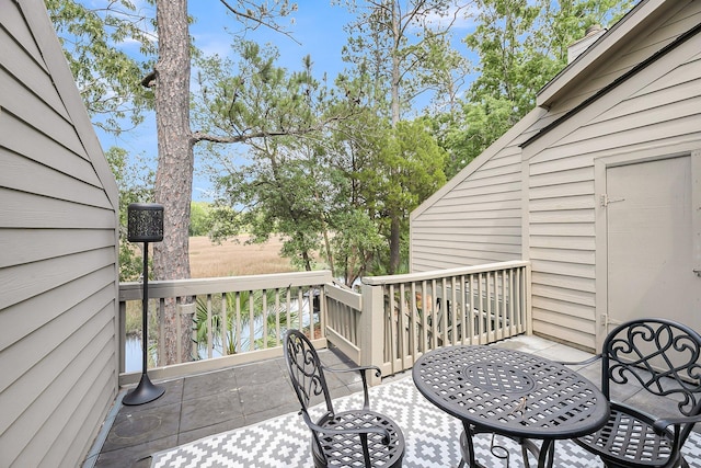 166 River Breeze Dr, Charleston, SC 29407 - view of wooden terrace