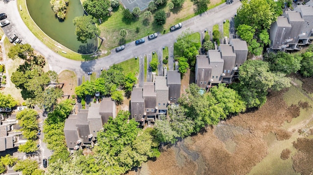 166 River Breeze Dr, Charleston, SC 29407 - aerial view of property and surrounding area with nearby suburban area