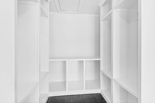 1151 Camellia Dr, Mount Pleasant, SC 29464 - walk in closet featuring dark tile patterned floors