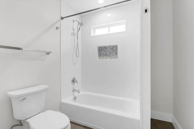 1151 Camellia Dr, Mount Pleasant, SC 29464 - bathroom featuring toilet and tub / shower combination