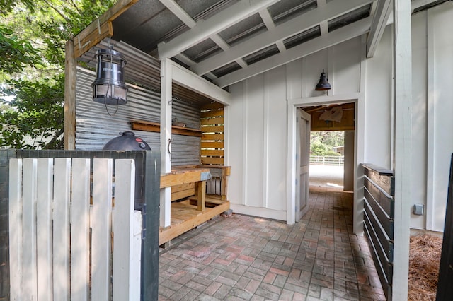 1151 Camellia Dr, Mount Pleasant, SC 29464 - doorway to property with board and batten siding