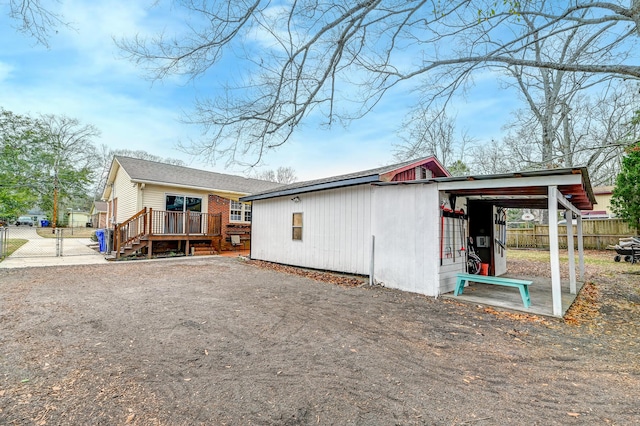 view of back of house