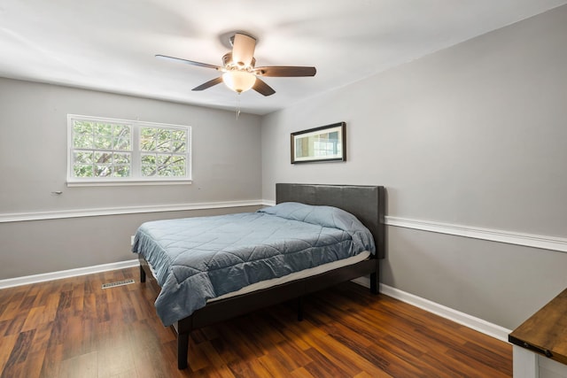 507 Stinson Dr Unit E8, Charleston, SC 29407 - bedroom featuring wood finished floors and a ceiling fan