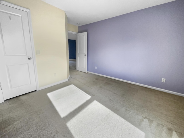 unfurnished bedroom featuring carpet floors