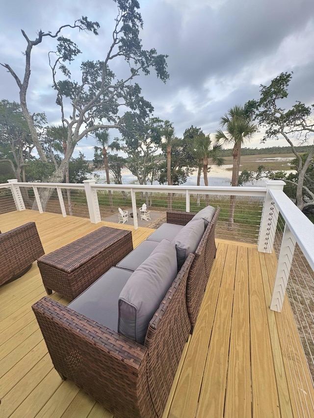 123 Jungle Rd, Edisto Island, SC 29438 - deck with outdoor lounge area