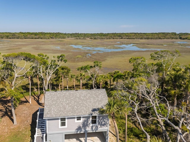 123 Jungle Rd, Edisto Island, SC 29438 - aerial view of property and surrounding area featuring a nearby body of water
