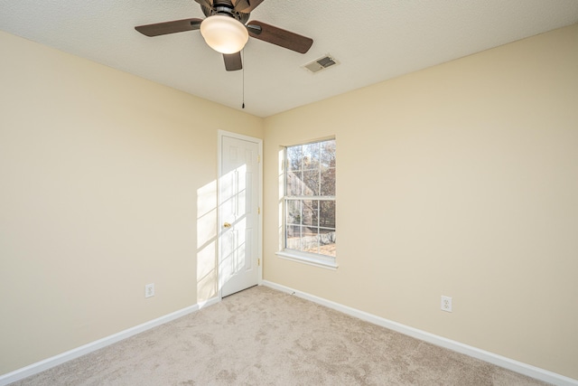 7011 Windmill Creek Rd, Charleston, SC 29414 - carpeted empty room with baseboards and a ceiling fan