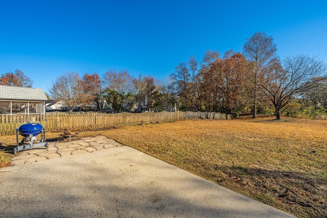 7011 Windmill Creek Rd, Charleston, SC 29414 - view of yard with a patio area and a sunroom