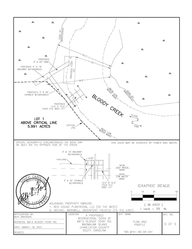 6613 Bloody Point Rd, Wadmalaw Island, SC 29487
