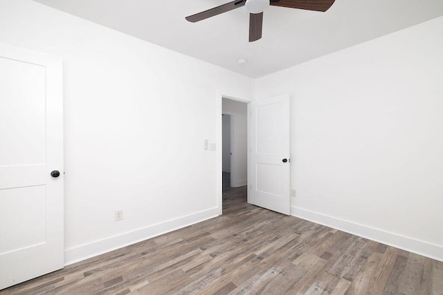 2924 Chicora Ave, North Charleston, SC 29405 - unfurnished room with wood finished floors and ceiling fan