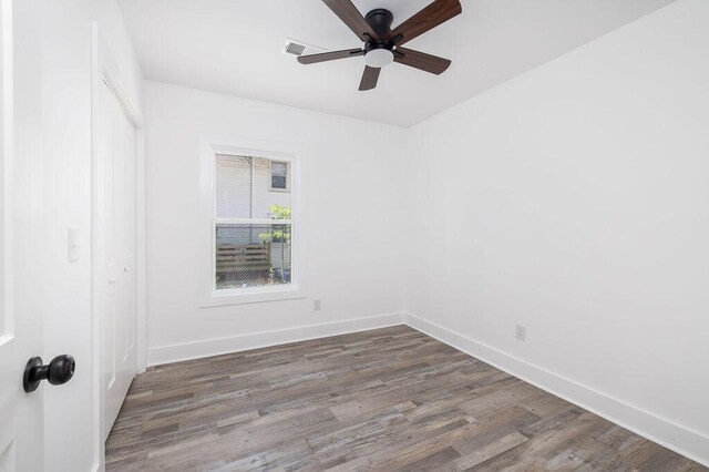 2924 Chicora Ave, North Charleston, SC 29405 - unfurnished room featuring wood finished floors and a ceiling fan