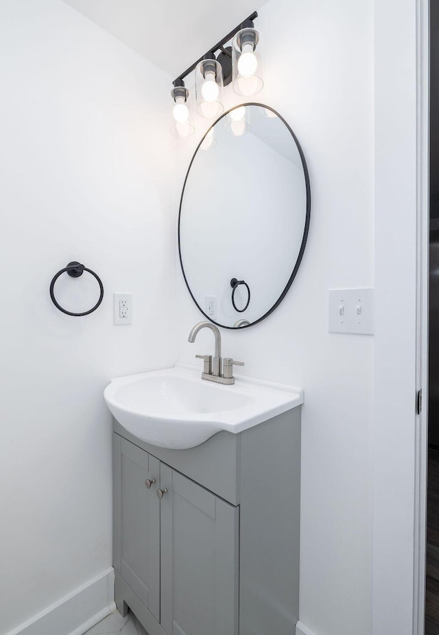 2924 Chicora Ave, North Charleston, SC 29405 - bathroom with vanity and baseboards