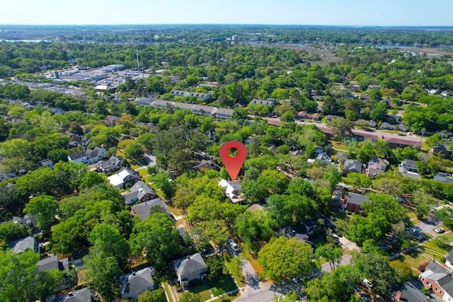 aerial view featuring a residential view