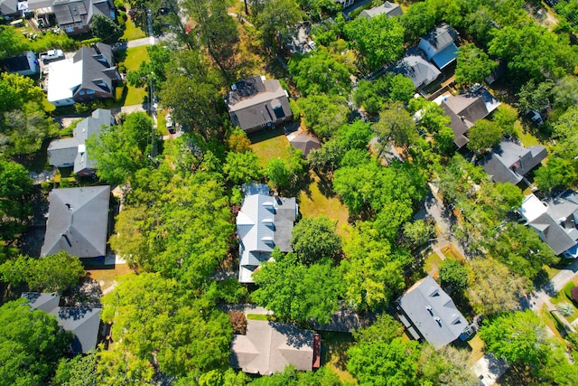 drone / aerial view featuring a residential view