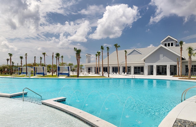 view of pool