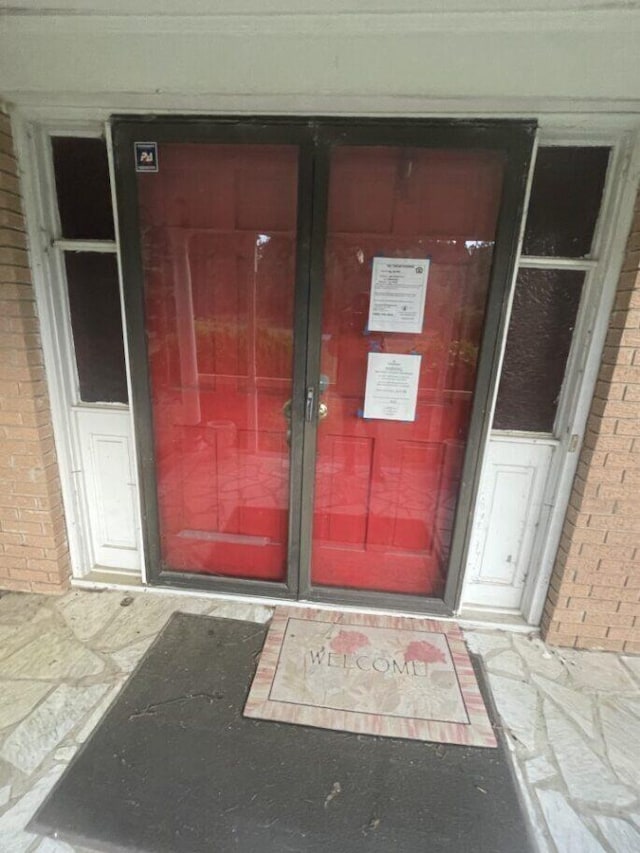 495 Majority Rd, Orangeburg, SC 29118 - doorway to property with brick siding