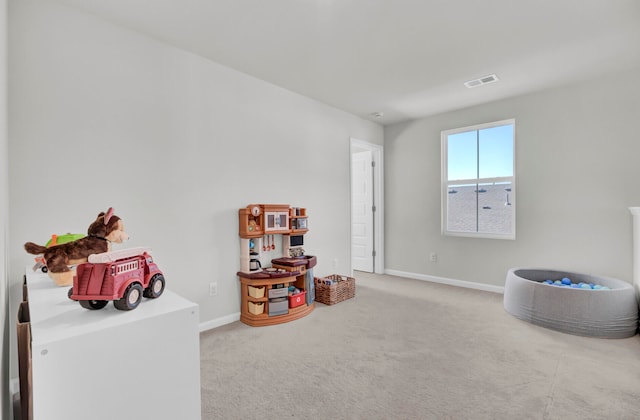 playroom with carpet flooring