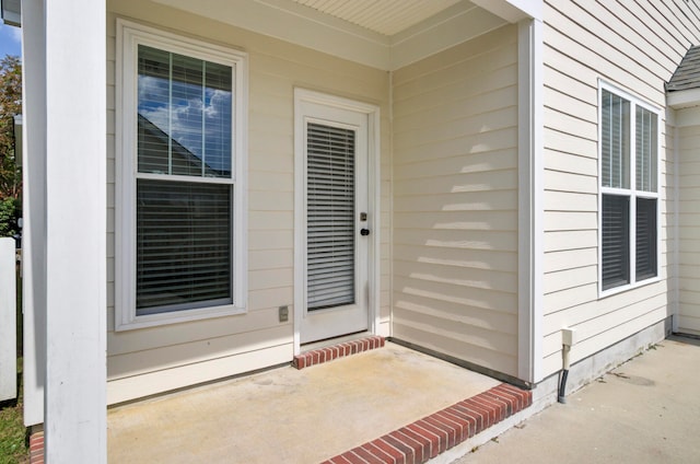 view of entrance to property