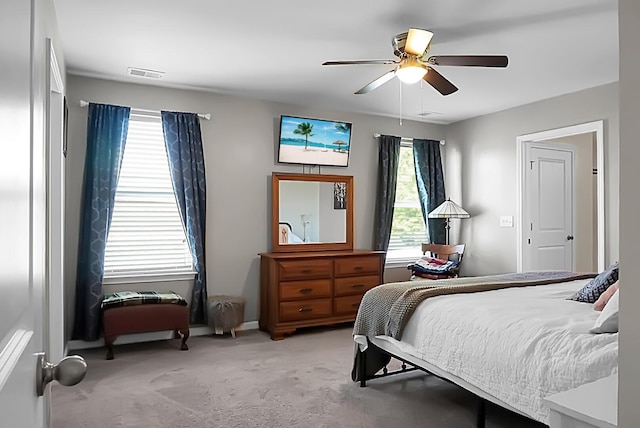 508 Glady Rd, Moncks Corner, SC 29461 - bedroom featuring light colored carpet and a ceiling fan