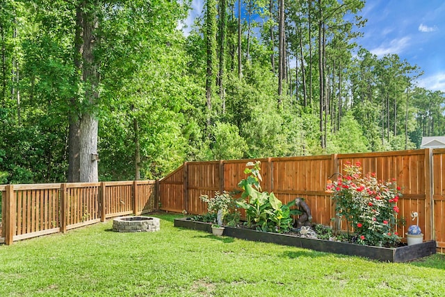 508 Glady Rd, Moncks Corner, SC 29461 - view of yard featuring a fire pit