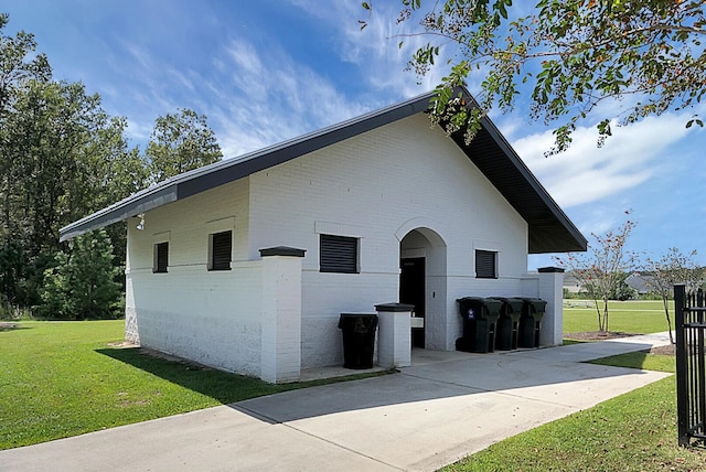 508 Glady Rd, Moncks Corner, SC 29461 - view of side of property featuring a lawn and brick siding