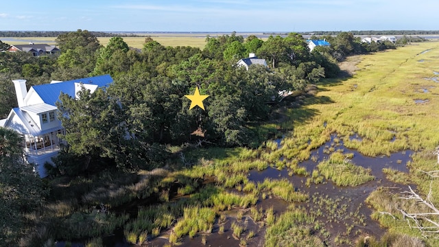 bird's eye view featuring a rural view