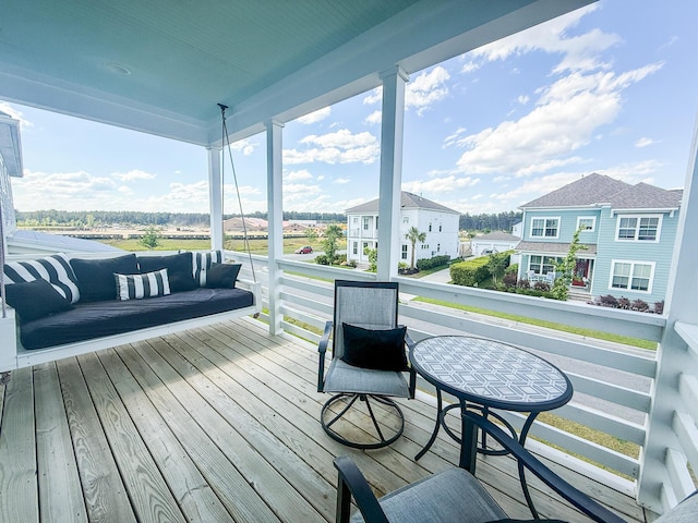403 Cool Bend Ln, Summerville, SC 29486 - view of wooden terrace