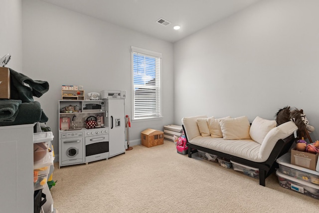 403 Cool Bend Ln, Summerville, SC 29486 - rec room featuring carpet flooring, baseboards, and recessed lighting