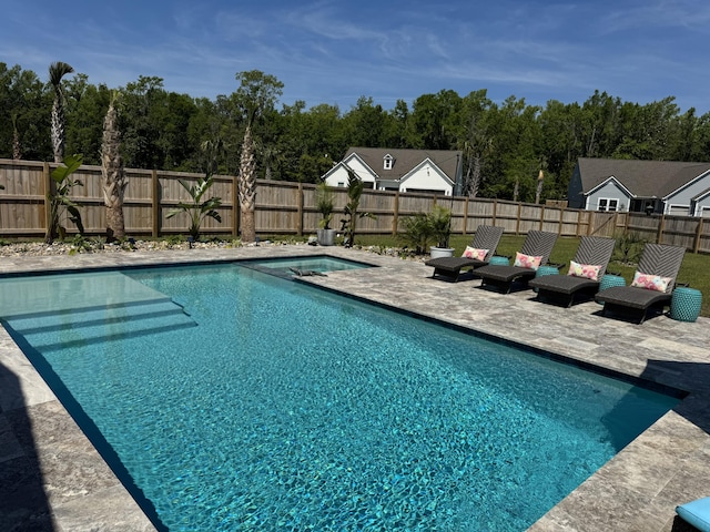 3173 Hugh Bennett Dr, Johns Island, SC 29455 - view of pool with a jacuzzi, a patio, and a fenced backyard