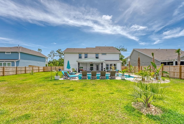 3173 Hugh Bennett Dr, Johns Island, SC 29455 - back of property with a patio