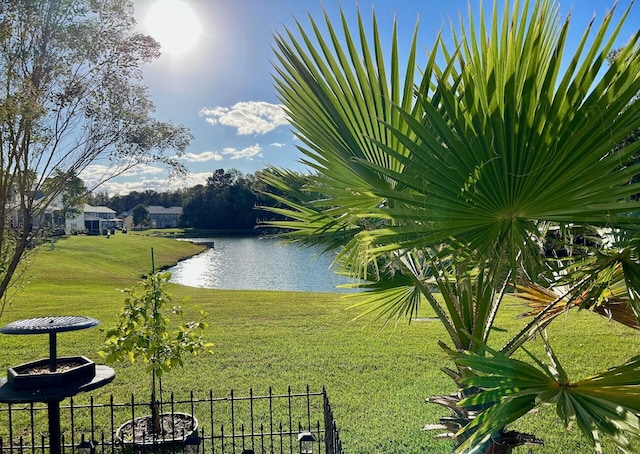 view of water feature