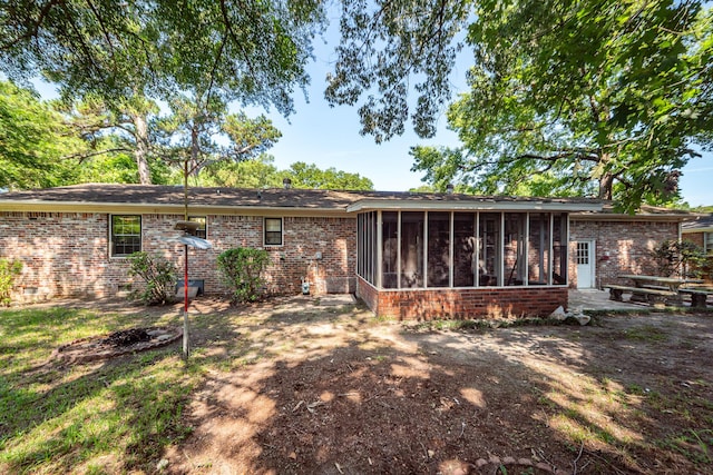 2320 Wofford Rd, Charleston, SC 29414 - back of property with a sunroom and brick siding