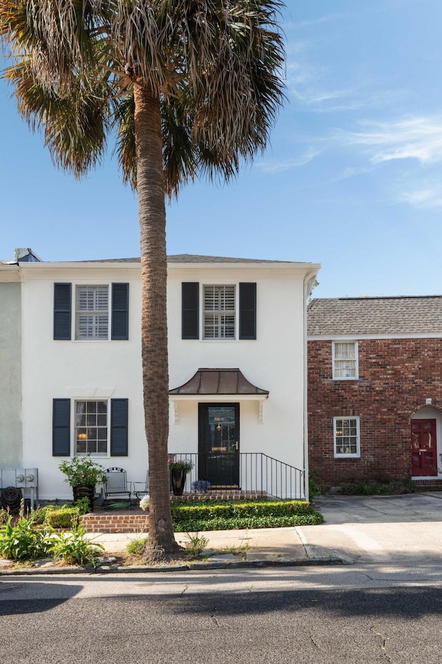 1661/2 Queen St, Charleston, SC 29401 - view of front of home featuring stucco siding