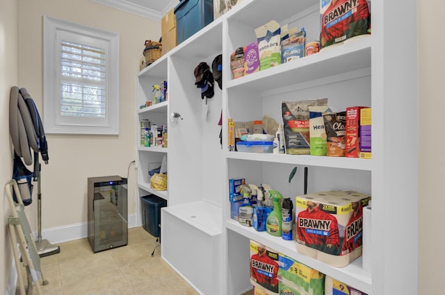 view of pantry