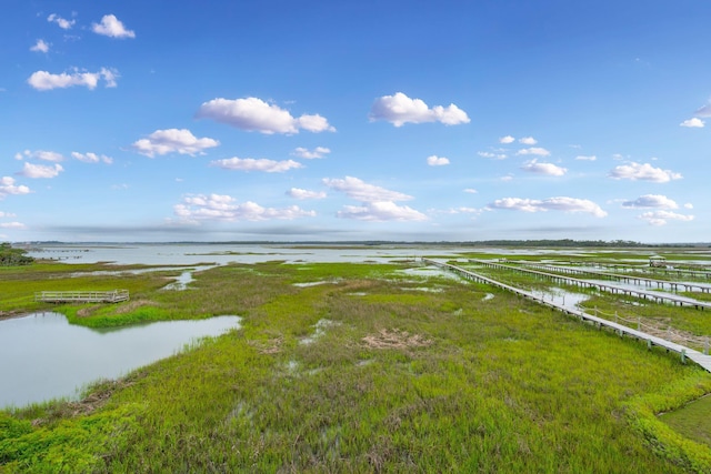 1568 E Ashley Ave, Folly Beach, SC 29439 - aerial view of sparsely populated area with a nearby body of water