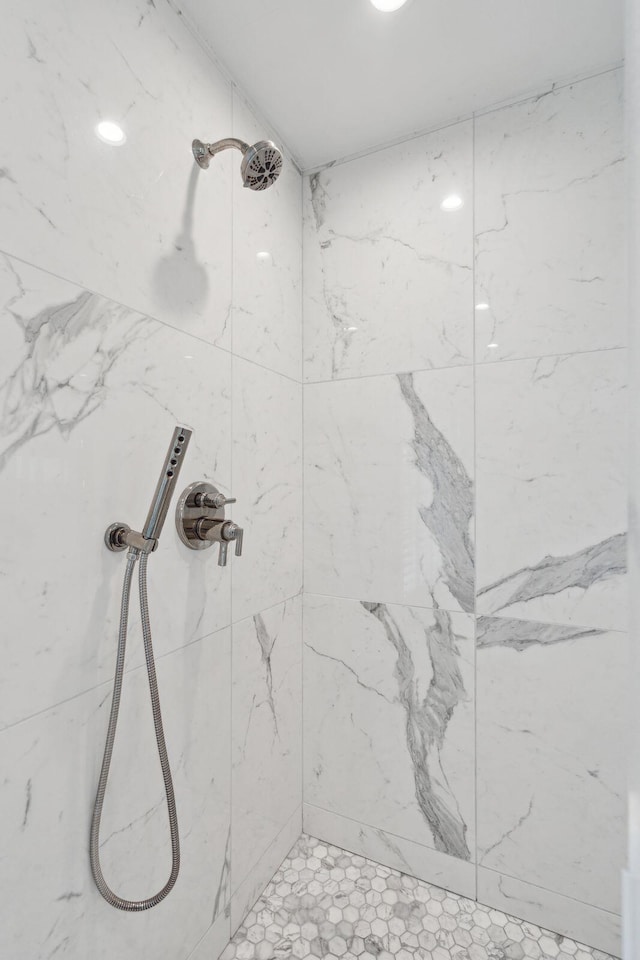 1568 E Ashley Ave, Folly Beach, SC 29439 - bathroom view of a marble finish shower