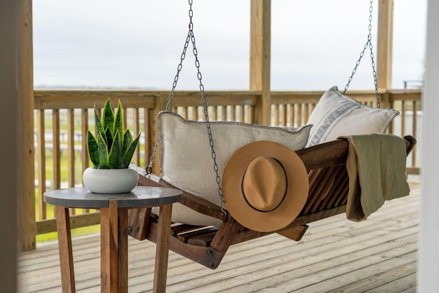 1568 E Ashley Ave, Folly Beach, SC 29439 - view of wooden deck