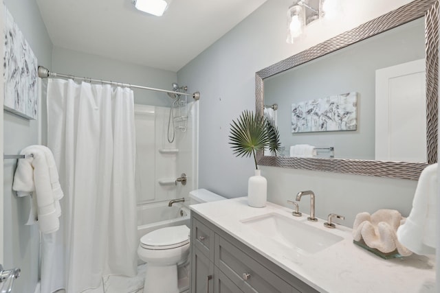 1568 E Ashley Ave, Folly Beach, SC 29439 - full bath featuring vanity, toilet, and shower / bath combo with shower curtain