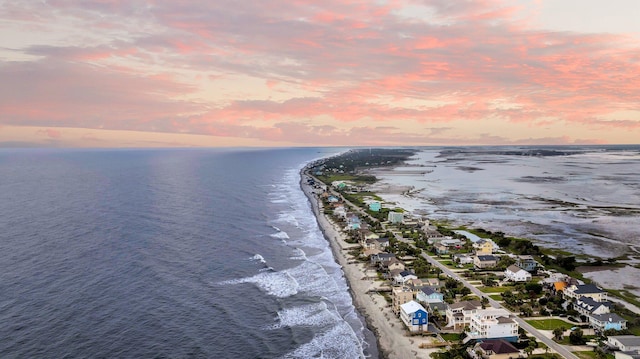 1568 E Ashley Ave, Folly Beach, SC 29439 - aerial view of property's location with unending shoreline