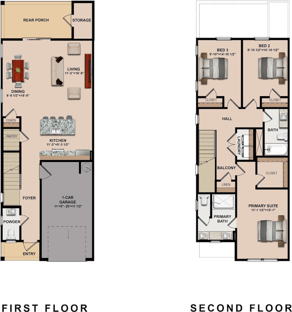 123 Kirkland St, Goose Creek, SC 29445 - view of floor plan / room layout