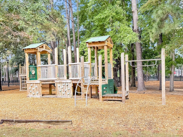 view of play area