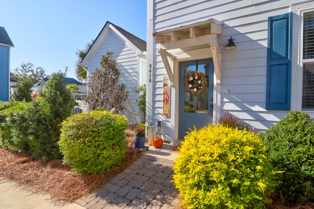 view of entrance to property