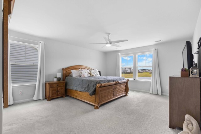 211 Squire Pope Rd, Summerville, SC 29486 - bedroom featuring carpet flooring, baseboards, and ceiling fan